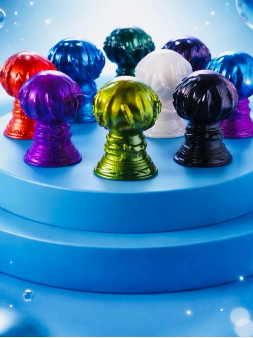 Colorful Metallic Crystal Balls Held With Claws